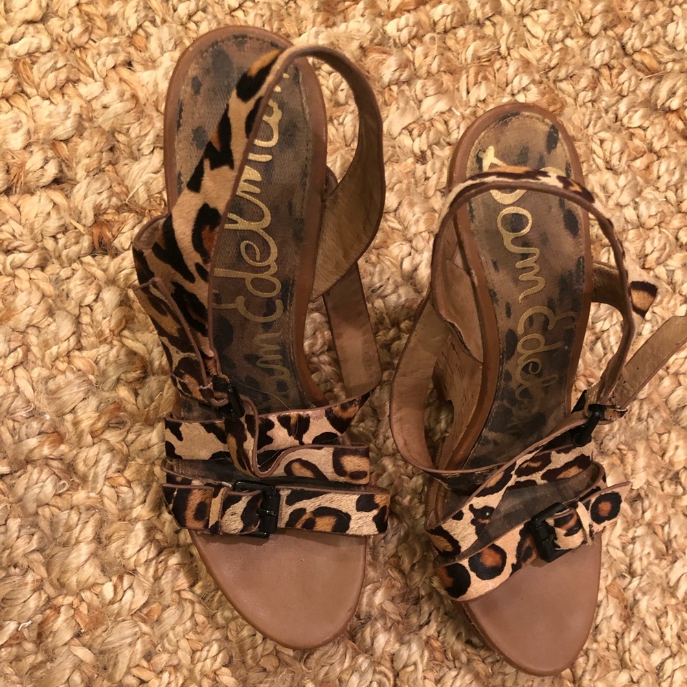 Sam Edelman Leopard Print Wedge - image 3